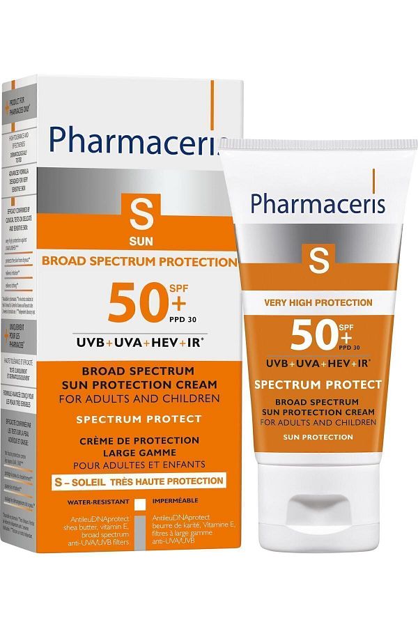 Pharmaceris-Broad Spectrum Sunscreen - Cream Spf 50+ Uvb+Uva+Hev+Ir Dermocosmetic 1