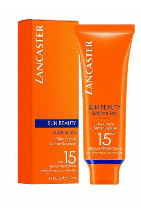 Lancaster-Sun Beauty Silky Cream SPF15 - Sunscreen Face Cream 50ml 1