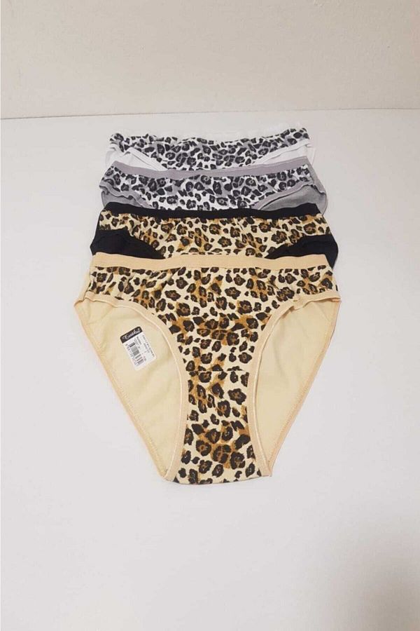 Tutku-Bikini de damă cu spate plat leopard 6 bucăți 740 1