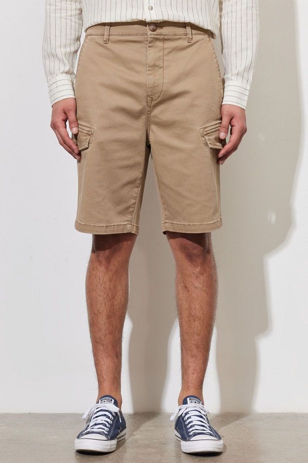 Lee Beige Flexible Jean Denim Shorts Regular Fit Regular Cut Trendyol