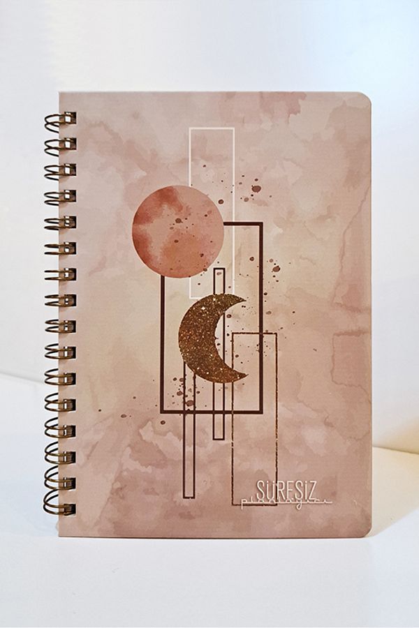 ArtNots-A5 Indefinite Planner / Minimalist Art 01 1