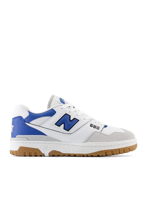New balance 550 blu best sale