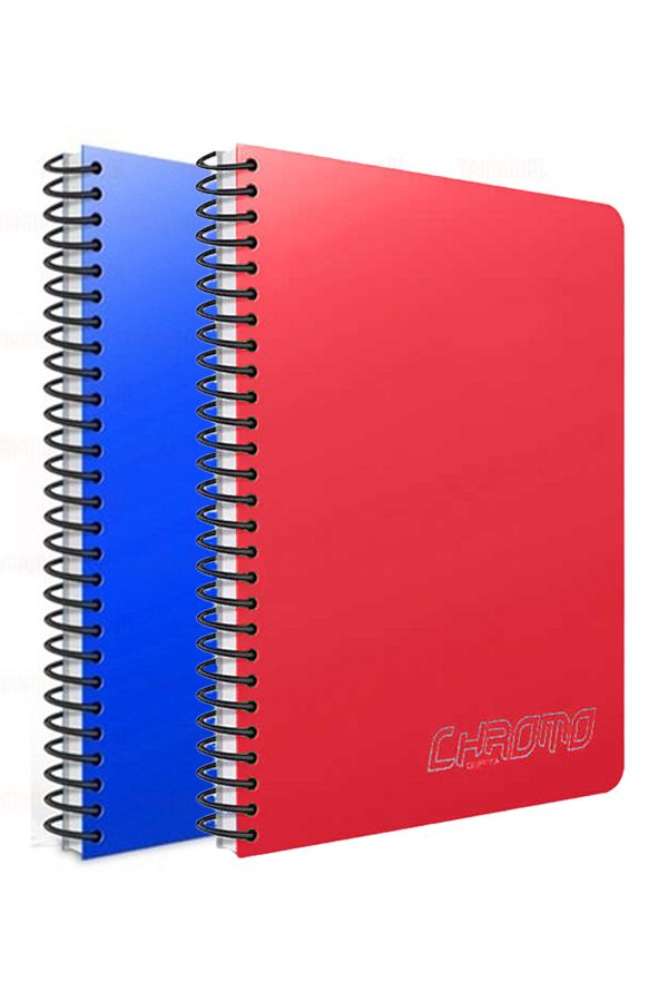 Gıpta-Chromo A5 80 - Leaf Checkered and Lined Notebook Set 1