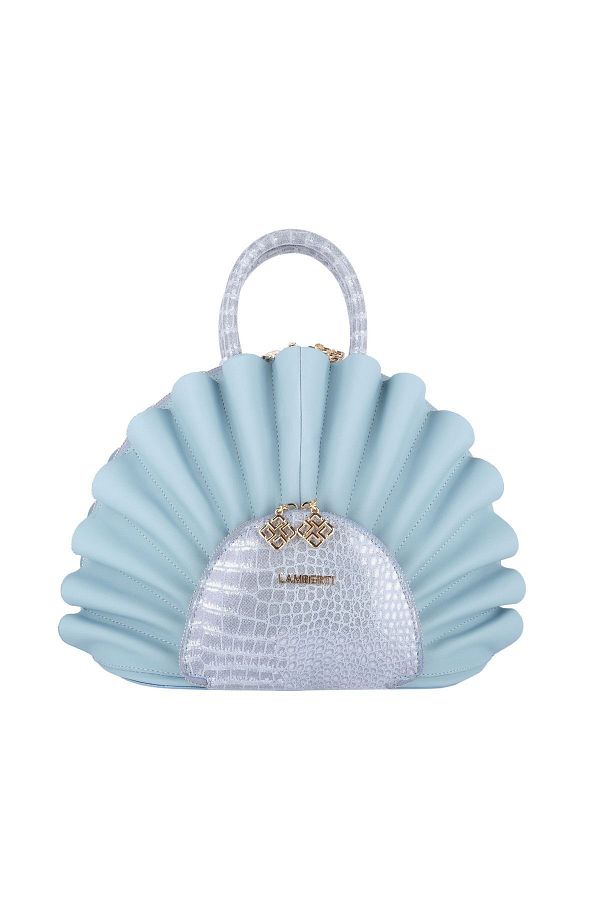 LAMBERTİ-lamberti Clams Patterned Shoulder Strap Bag 1