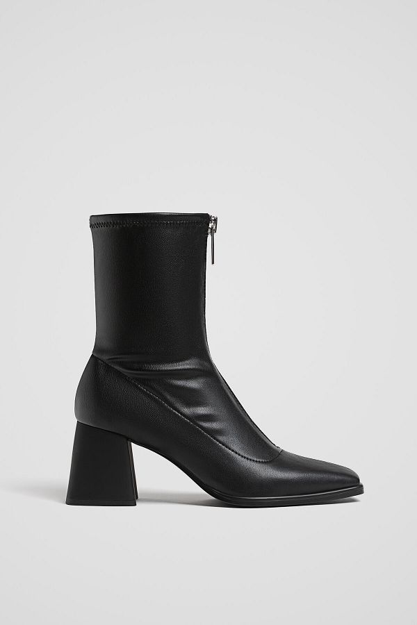 Stradivarius Ankle Boots Black Block Trendyol