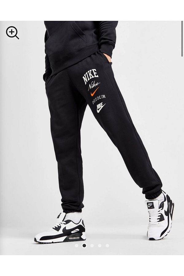 Nike club black sweatpants discount