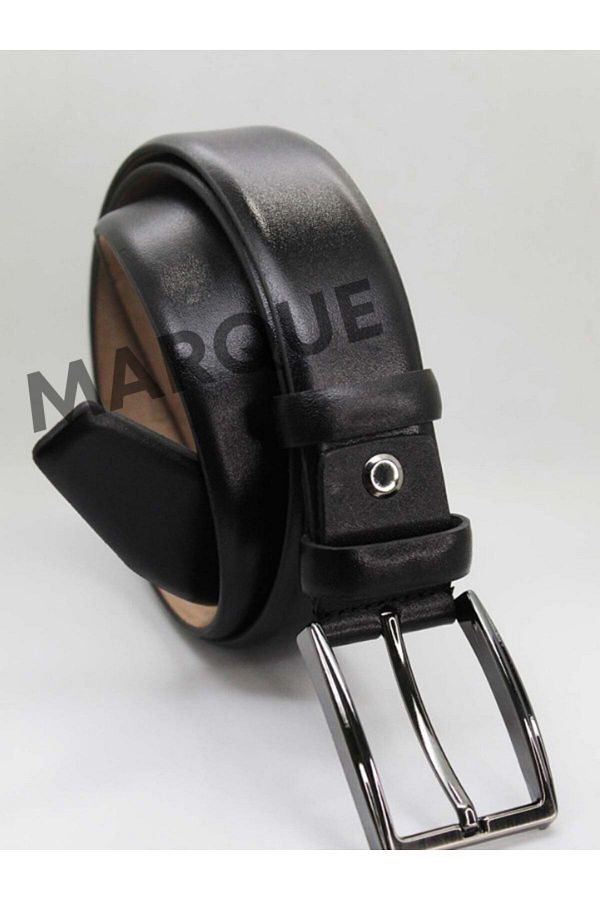 MARQUE SOSYETHEPAZARI Men s Suit 100 Genuine Leather 3.5cm Double Layer Black Belt Trendyol