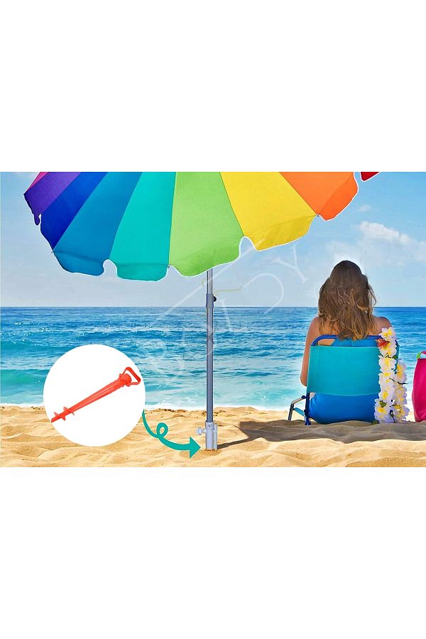 Boldy-42 Cm Camping Stake - Garden Umbrella Holder and Stabilizer 1