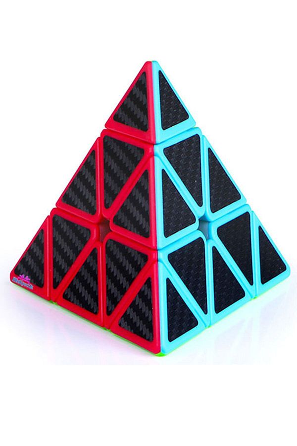 hediyecik-Qiyi Qiming S2 - Carbon Fiber Pyraminx Intelligence and Intelligence Cube Cubic Cube 1