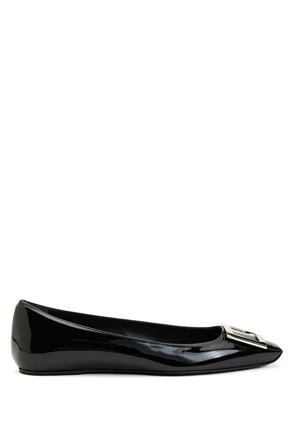 Roger vivier black flats hotsell