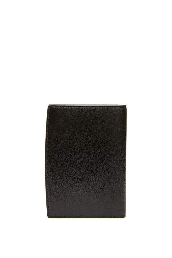 Bally Men s Leather Passport Holder Black Logo Size 1 Trendyol