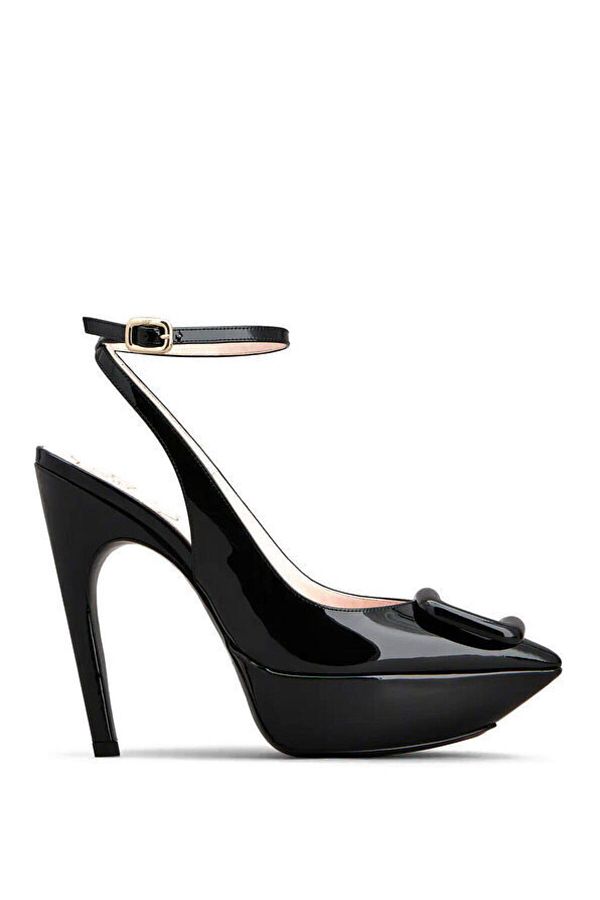 Roger Vivier Size 36 Black High Heel Shoes Trendyol