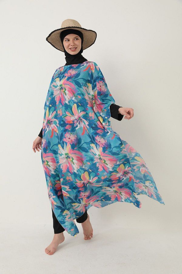 medipek-Hijab Swimsuit - Patterned Pareo 1
