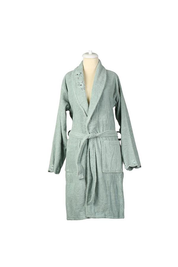 Marie Claire Fiorella Micro Bathrobe Aqua Green Mc 063276 s m Trendyol