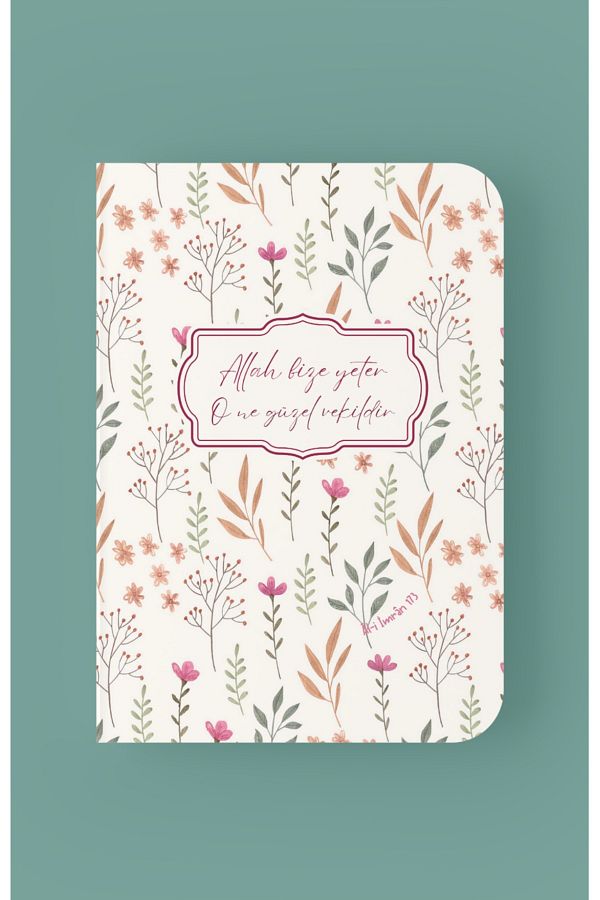 Dava Adamı Yayınları-God Is Enough to Us - What Beautiful It Is A5 Lined Notebook 1