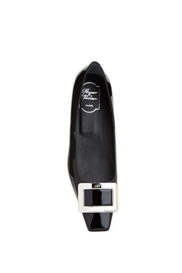 Roger Vivier Vivier Black Patent Leather Ballerinas Size 36 Trendyol