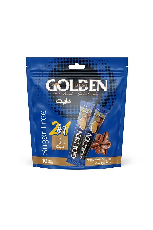 Golden Best-Pack of 10 - 2 in 1 Instant Coffee (18 G) 1