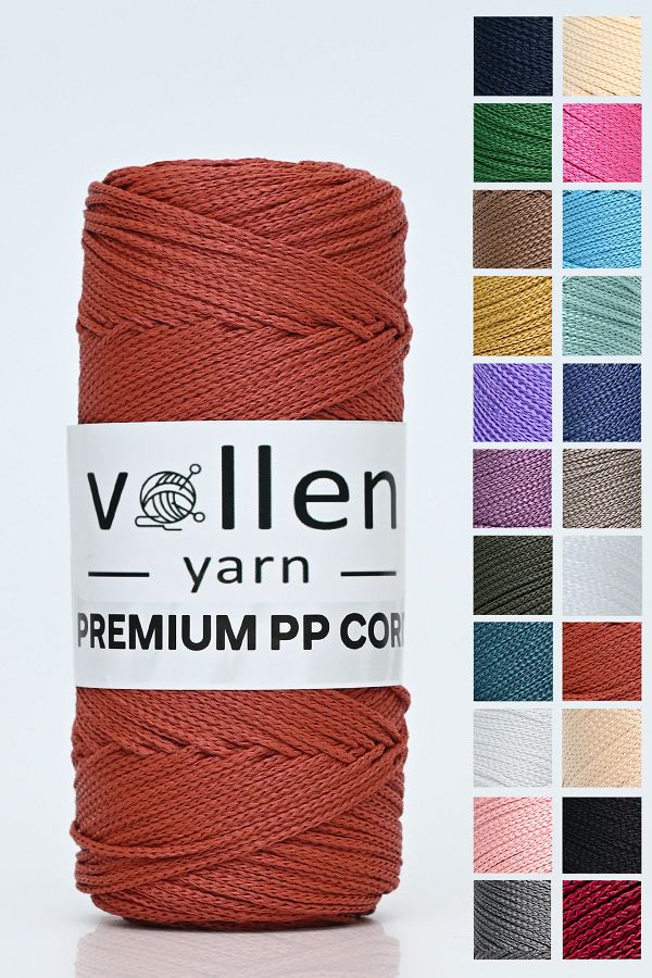vollen yarn-1.5mm-150mt Polyester Macrame Thread, Supla Thread, Bag Thread, Bracelet Thread, Macrame, Tile 1