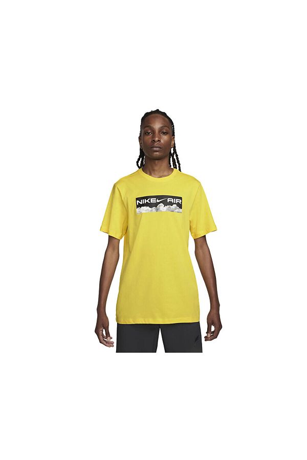 Nike Nike Air Open Dr7805 765 Men s T Shirt m Nsw Tee Yellow Trendyol