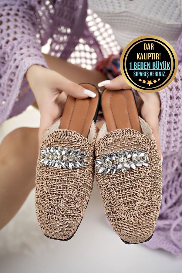 Stone slippers for ladies hotsell