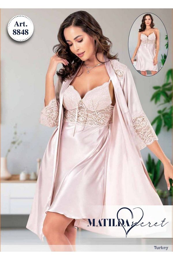 Nightdress and dressing gown sets outlet