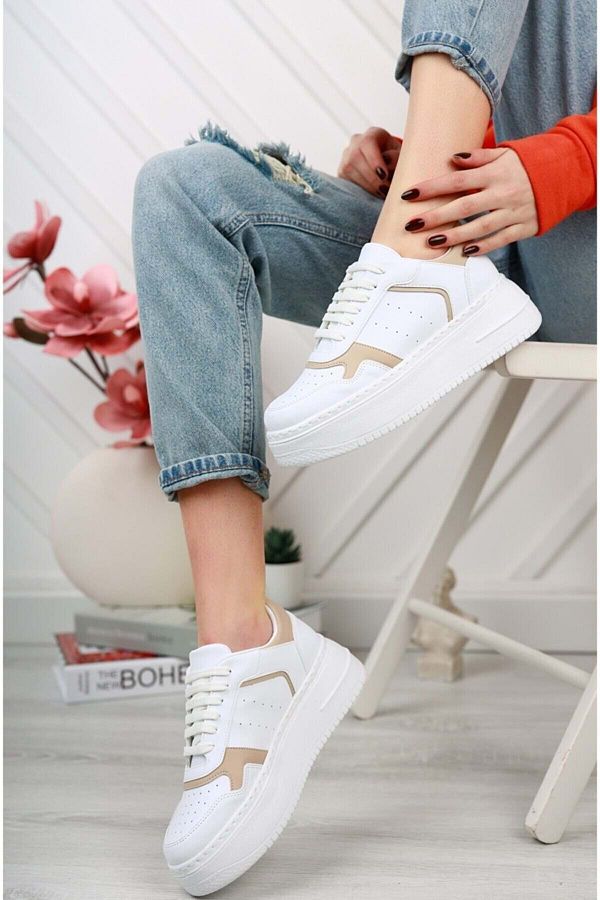 anzelize Women s Sneakers Chanzelize 4 Cm Heels Trendyol