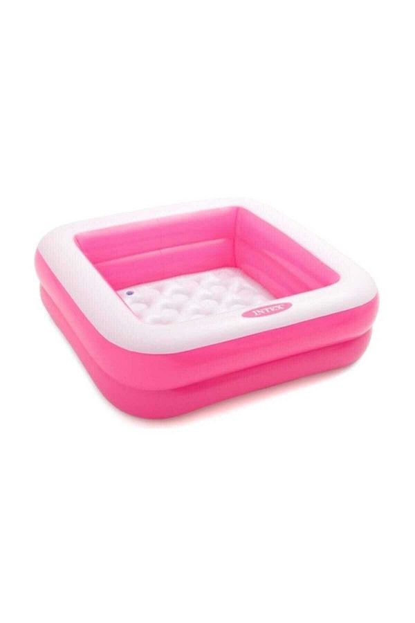 Intex-Mini Square Pool Pink 85x85x23 cm 1