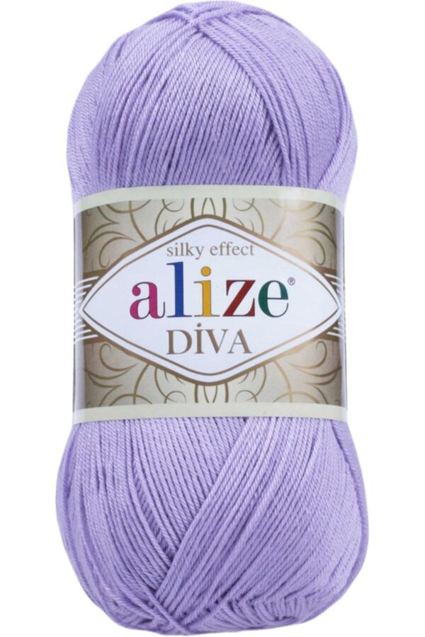 Alize-Diva Mercerized Hand Knitting Yarn Color Code:158 1