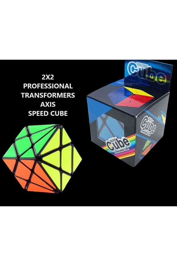 ZETCONCEPT-2x2 PROFESSIONAL TRANSFORMERS AXIS SPEED CUBE - RUBIK 2X2 TRANSFORMERS AXIS INTELLIGENCE PATIENT CUBE - 1