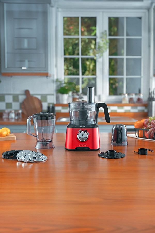 Karaca-Mastermaid Power Multifunctional 10 In 1 Imperial Red Food Processor, Blender Set 2000w 1