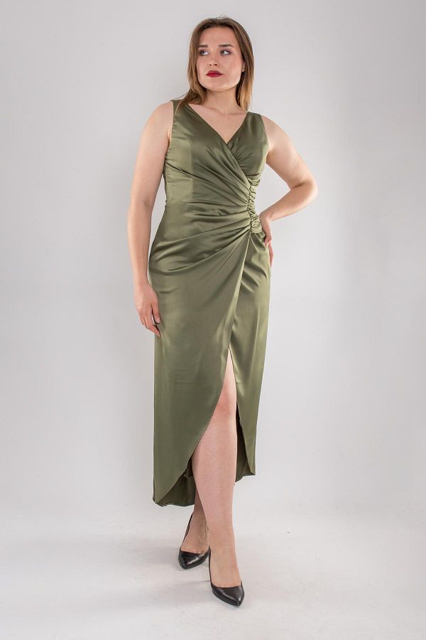 Asymmetrical plus size evening dresses top