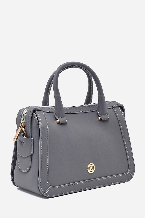 Zuhre Gray Hand and Shoulder Bag Zipper Closure Z0008 Trendyol