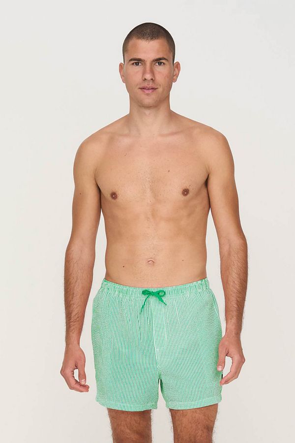 Only & Sons-Green Men's Striped Onsted Sea Shorts - 22021841 1