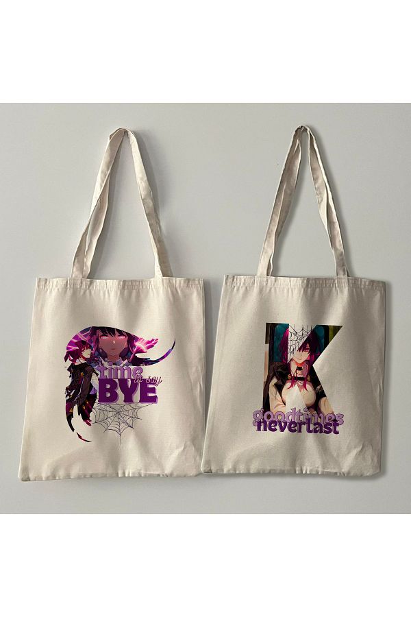 Kupabaskıcısı-Honkai Star Rail Kafka Tote Bag - HSR Letters Series 1