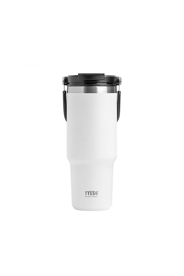 Tyeso DailyNeed Termos Vakumlu Paslanmaz Çelik İki Katmanlı 900ML Beyaz