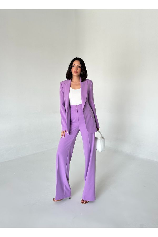 Vuntal BUTİK-Single Button Blazer Jacket and Pants Suit 1