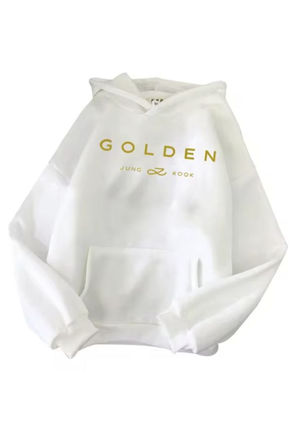 LA GULER-Hanorace unisex cu imprimeu Jungkook - Hanorac din bumbac cu 3 fire, Sardon 1