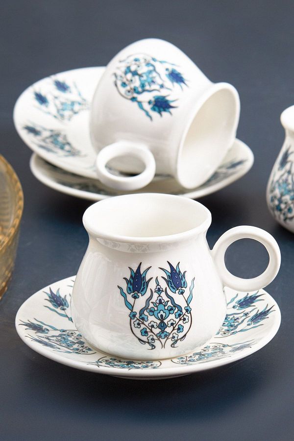 Karaca-Bursa 6-Personen-Kaffeetassen-Set 90 ml 1
