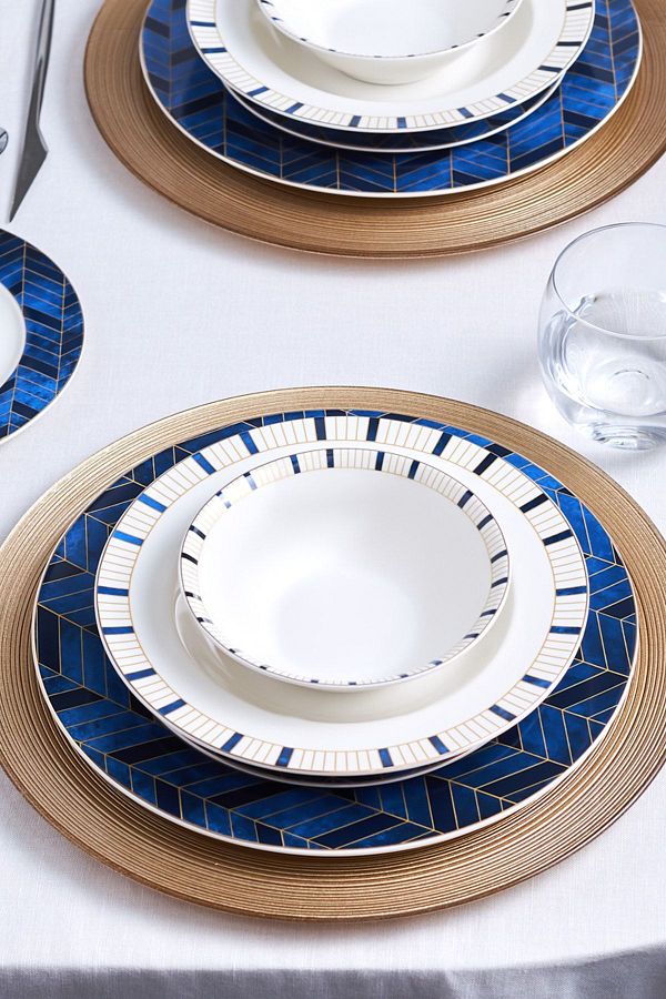 Karaca-Set de vesela din portelan Sapphire pentru 6 24 de piese 1