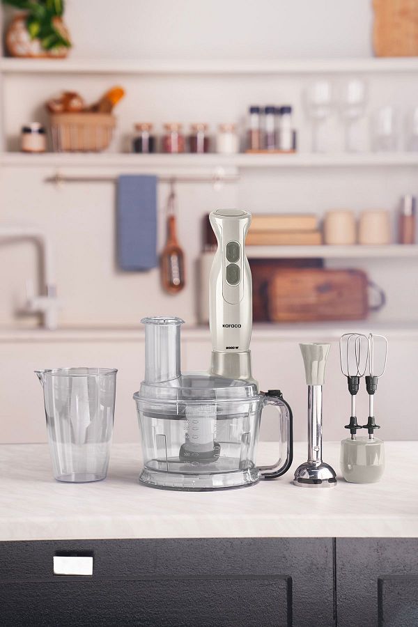 Karaca-Pro Multimax 6 in 1 Multi-Purpose Food Processor Iconic Beige 1