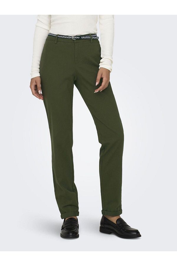 ONLY-Chino-Hose ONLBIANA-MAREE Mittlere Taille Slim Fit Chino-Hose 1