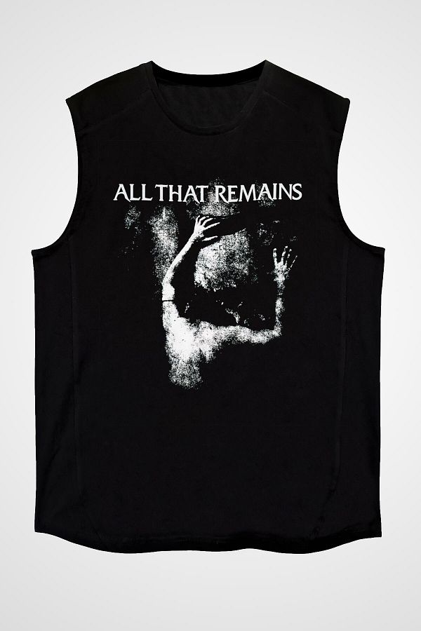 tf ti ortfabrikas All That Remains Black Unisex Sleeveless T shirt Trendyol