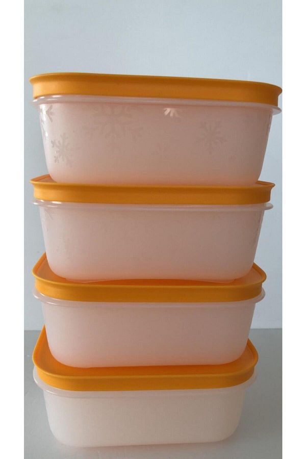Tupperware-Alaska 450ml Deep Freezer Storage Container - 4 Pieces 1