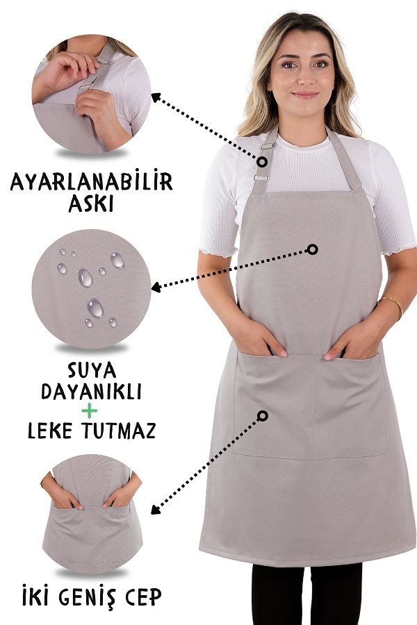 sevilya-Simple Adjustable Kitchen Apron with Hanger 1