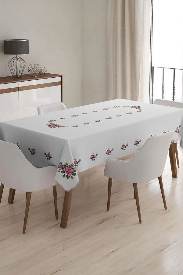 Çt Çeyizci Tekstil-Digital Printed and Patterned Non-Slip Tablecloth 1