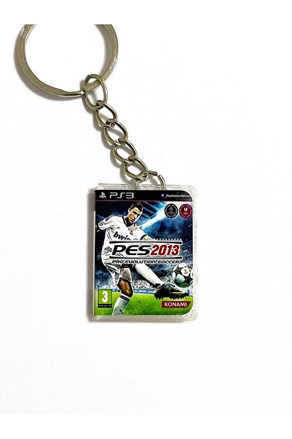Cosmic Star-Pes 2013 Retro Miniature Ps3 Game Box Keychain 1
