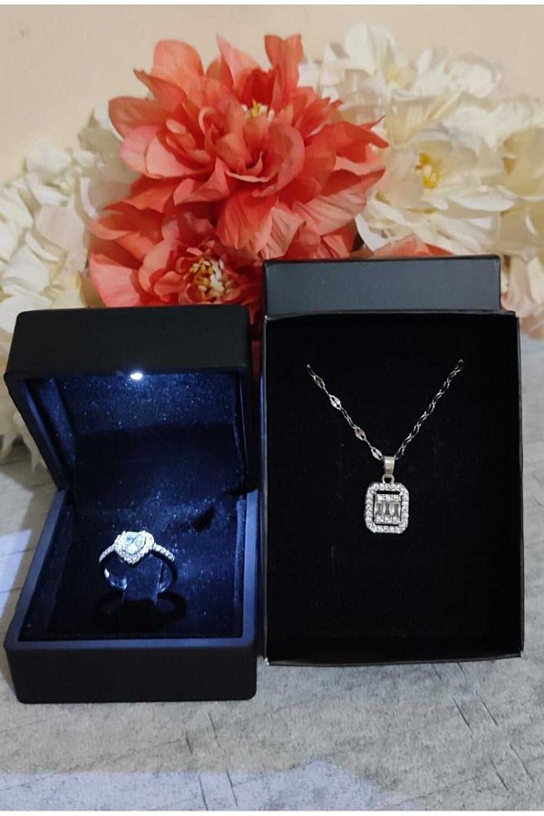 Pandora ring and necklace set on sale