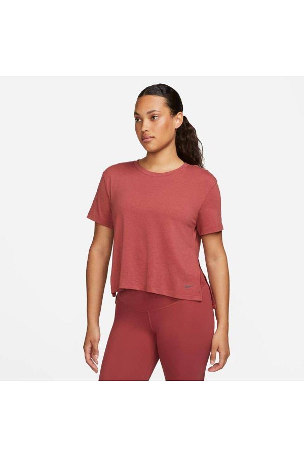 Nike Yoga Dri Fit Training Short Sleeve Women s T Shirt DM7025 661 Trendyol