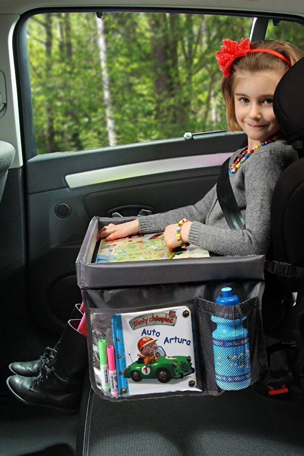 BYENS Oto Koltuğu Çocuk Aktivite Masası Bebek Arabası Seyahat Masası Koltuk Aksesuarı Eğitici Araç Oyun