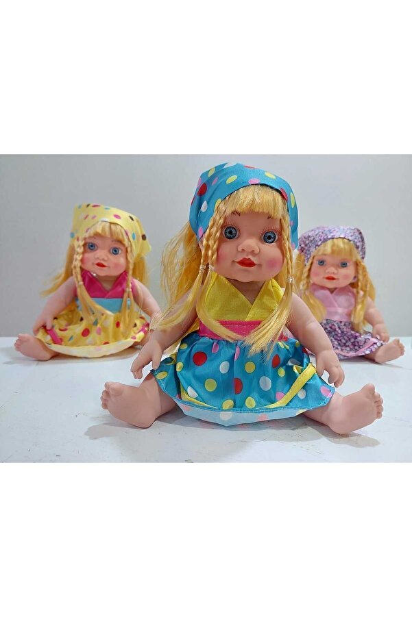 AYFİLEM Türkçe Konuşan Sesli Masal ve Şarkı dinletisi Olan Oyuncak Bebek 30 Cm KUTULU